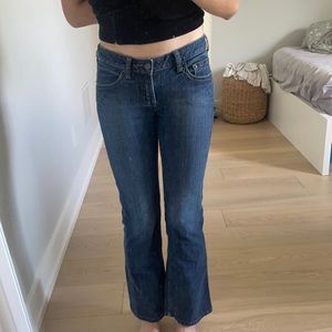 Vintage low-rise bootcut jeans
